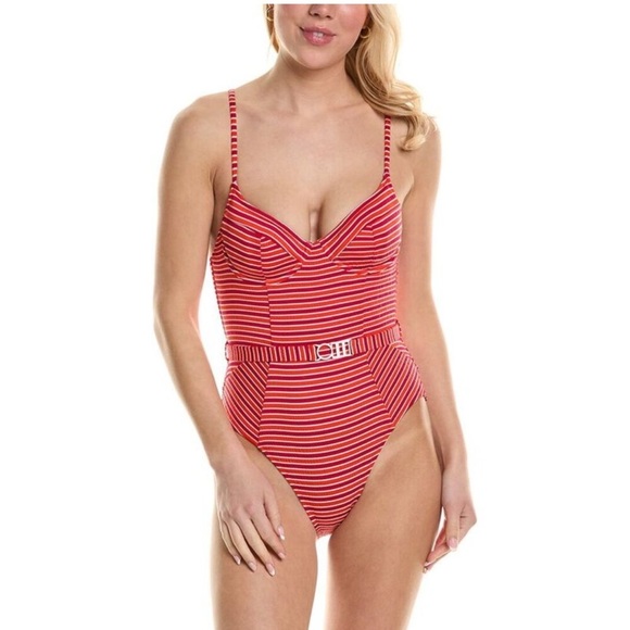 Solid & Striped The Spencer One Piece Swimsuit. - Picture 1 of 5